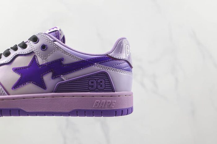 A Bathing Ape Bape SK8 Sta Purple - Image 5