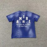 T-shirt Amiri Vintage Collegiate Blue - Image 3