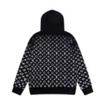 Hoodie Louis Vuitton LV Black Monogram Gradient - Image 2