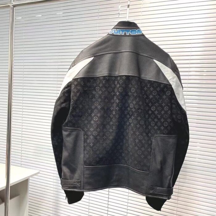 Jacket Louis Vuitton Leather Mix Biker - Image 3
