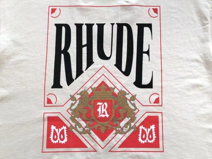 T-shirt Rhude Card 'Vintage White' - Image 6