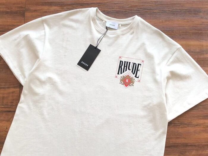 T-shirt Rhude Card 'Vintage White' - Image 4