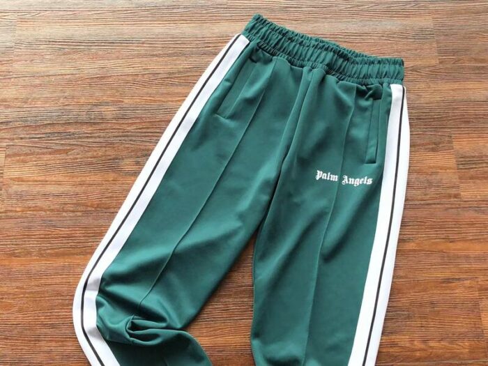 Set Palm Angels Logo Tracksuit Green - Image 6