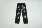 Jeans Chrome Hearts Green & Leopard Cross - Image 2