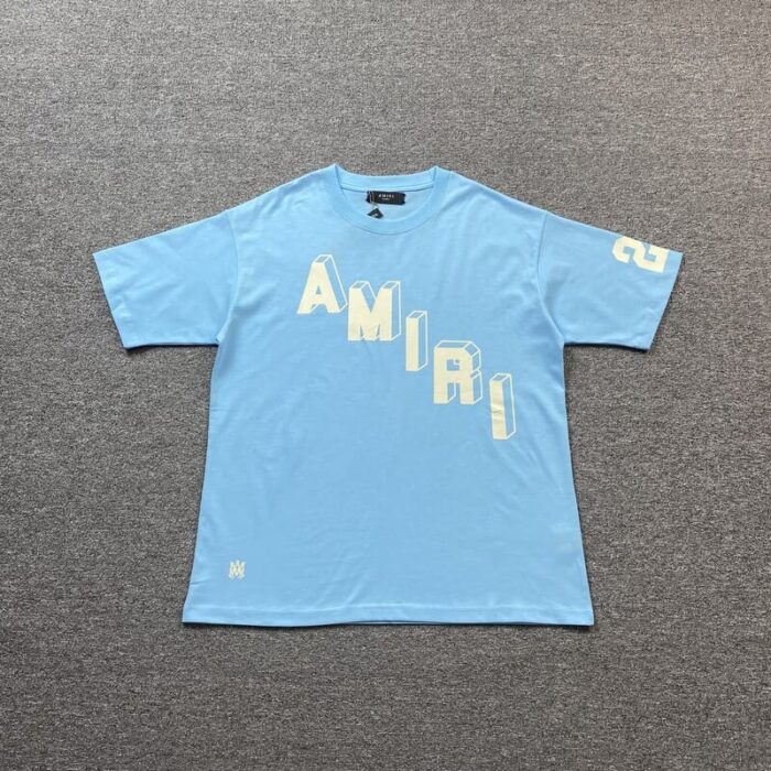 Camiseta Amiri Hockey Skater Azul - Image 2