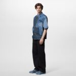 Louis Vuitton Trainer Monogram Denim Blue - Image 9
