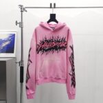 Hoodie Hellstar Brainwashed Without Brain Pink - Image 2