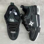 Louis Vuitton LV Skate Sneaker Black White - Image 4