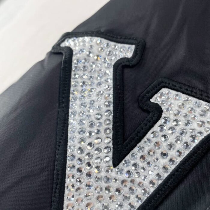 Jacket Louis Vuitton 'LV Lovers' Nylon Crystal Baseball - Image 6