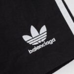 Shorts Balenciaga x Adidas Trefoil Logo Black BL006 - Image 4