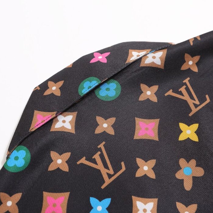 Set Louis Vuitton Monogram Multicolor Shirt and Shorts Set LV012 - Image 9