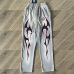 Hellstar Grey Future Flame Sweatpants - Image 2