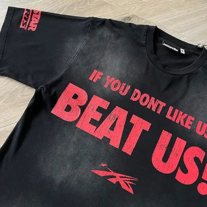 T-shirt Hellstar Hellstar Beat Us! Black - Image 4