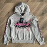 Hoodie Hellstar Future Flame Grey/Pink - Image 2