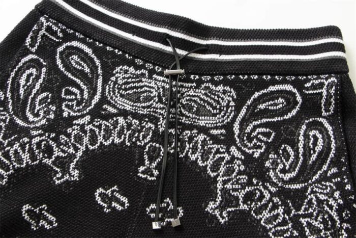 Amiri Bandana B-Ball Sweatpants 'BlackGrey' - Image 3