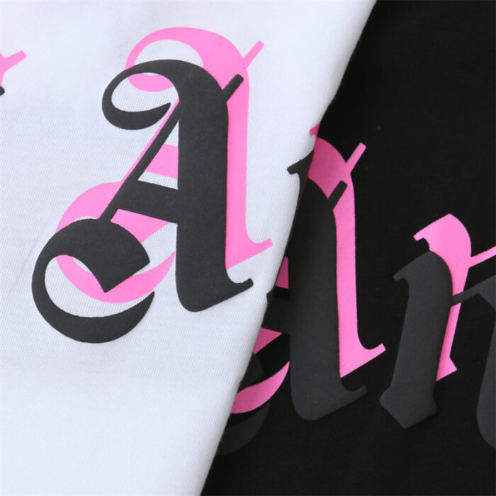 T-shirt Palm Angels Double Logo Oversized - Image 9