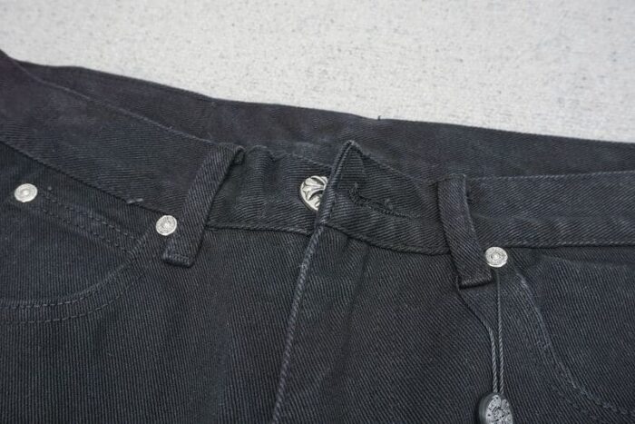 Jeans Chrome Hearts Green & Leopard Cross - Image 8