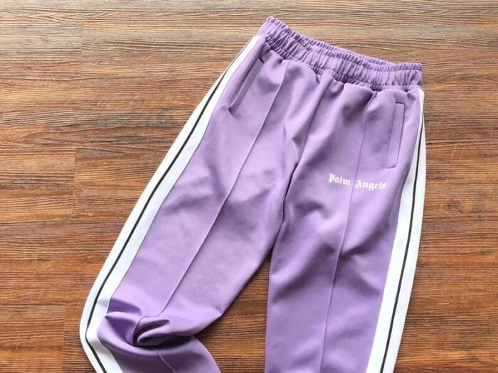 Set Palm Angels Logo Tracksuit Lilac - Image 5