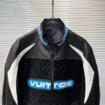 Jacket Louis Vuitton Leather Mix Biker - Image 4