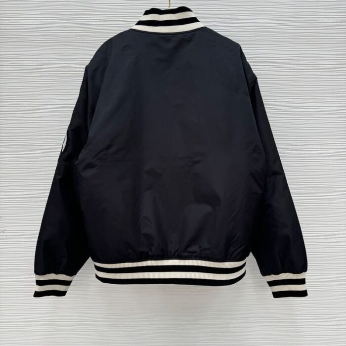 Jacket Louis Vuitton 'LV Lovers' Nylon Crystal Baseball - Image 3