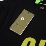 T-shirt Gucci Neon Logo Black GC037 - Image 6