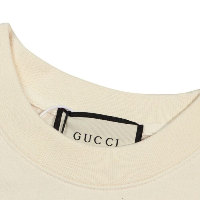 Sweatshirt Gucci GG Logo White GC021 - Image 7