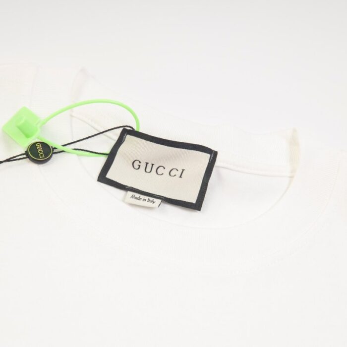 T-shirt Gucci Neon Logo White GC038 - Image 6