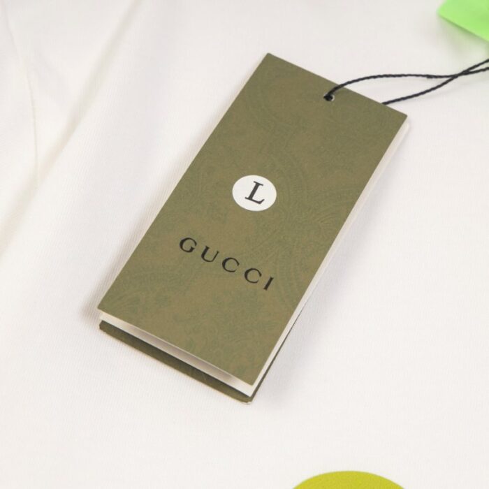 T-shirt Gucci Neon Logo White GC038 - Image 7