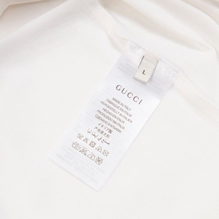 T-shirt Gucci Neon Logo White GC038 - Image 8