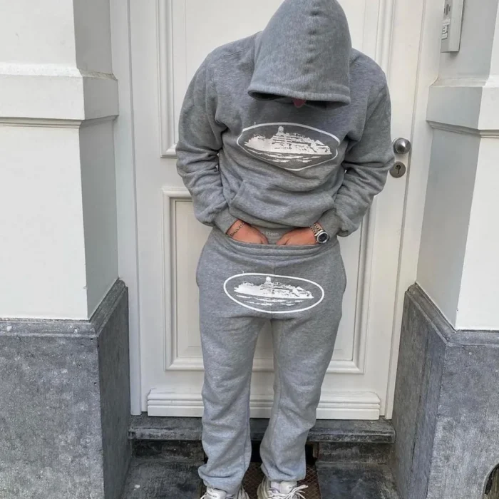 Corteiz Alcatraz Jogger Grey - Image 2
