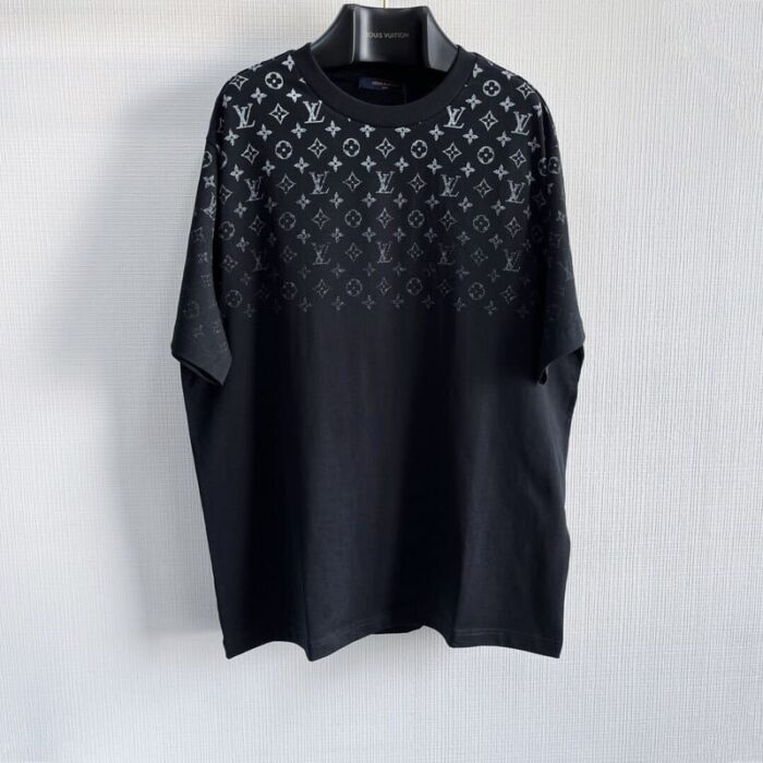 T-shirt Louis Vuitton Gradient Cotton Black - Image 2