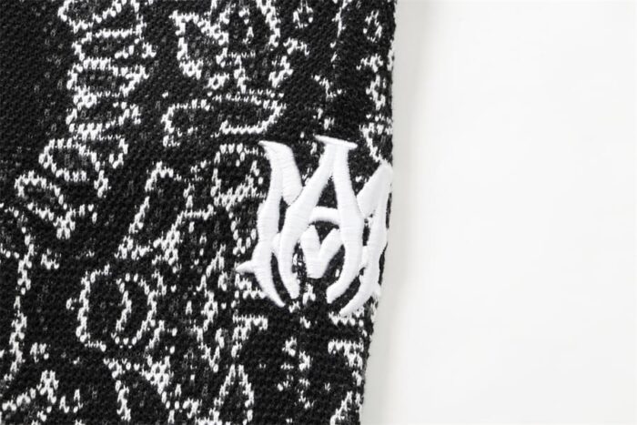 Amiri Bandana B-Ball Sweatpants 'BlackGrey' - Image 4