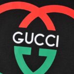 T-shirt Gucci Interlocking Logo Black GC013 - Image 4