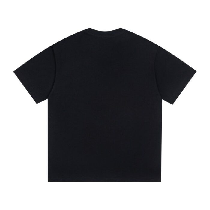 T-shirt Gucci Rainbow Logo Black GC035 - Image 2