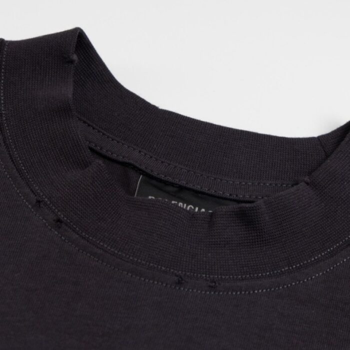 T-shirt Balenciaga Authentic Sport Black BL034 - Image 6
