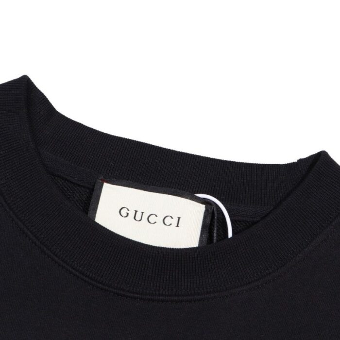 Sweatshirt Gucci GG Logo Black GC020 - Image 8