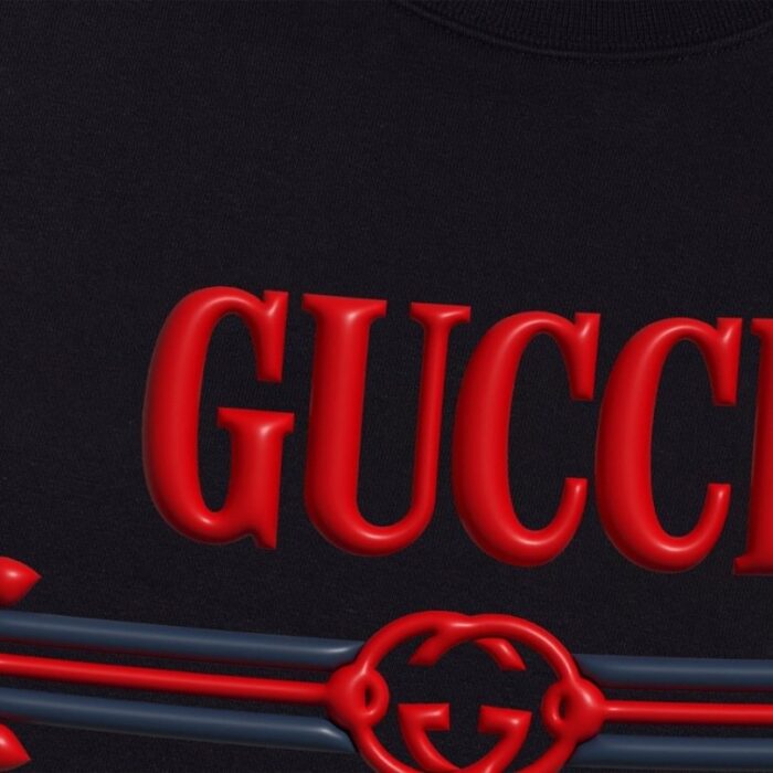 Sweatshirt Gucci GG Logo Black GC020 - Image 4
