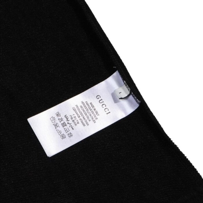 Sweatshirt Gucci GG Logo Black GC020 - Image 9