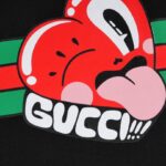 T-shirt Gucci Heart Logo Black GC015 - Image 5