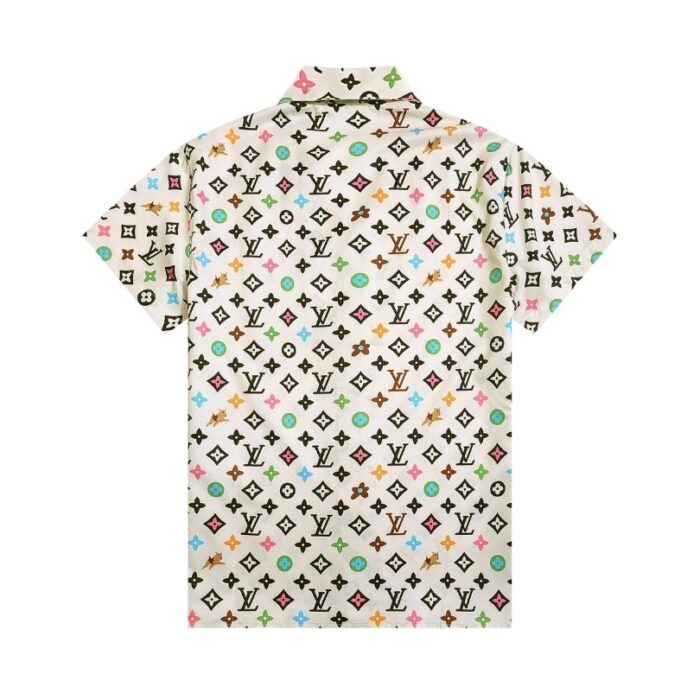 T-Shirt Louis Vuitton Multicolor Monogram Short Sleeve LV007 - Image 2