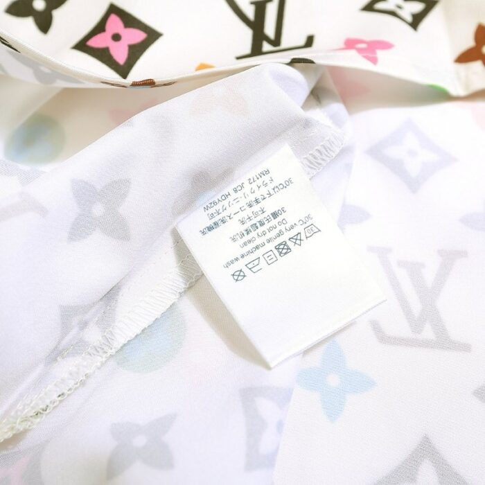 T-Shirt Louis Vuitton Multicolor Monogram Short Sleeve LV007 - Image 7