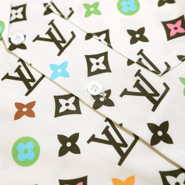 T-Shirt Louis Vuitton Multicolor Monogram Short Sleeve LV007 - Image 6