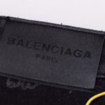 Jeans Balenciaga Signature Print Black BL028 - Image 6