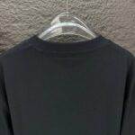 T-shirt Prada Logo Patch Black/White PD054 - Image 7