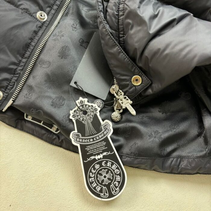 Jacket Puffer Chrome Hearts Black Cross CH080 - Image 15