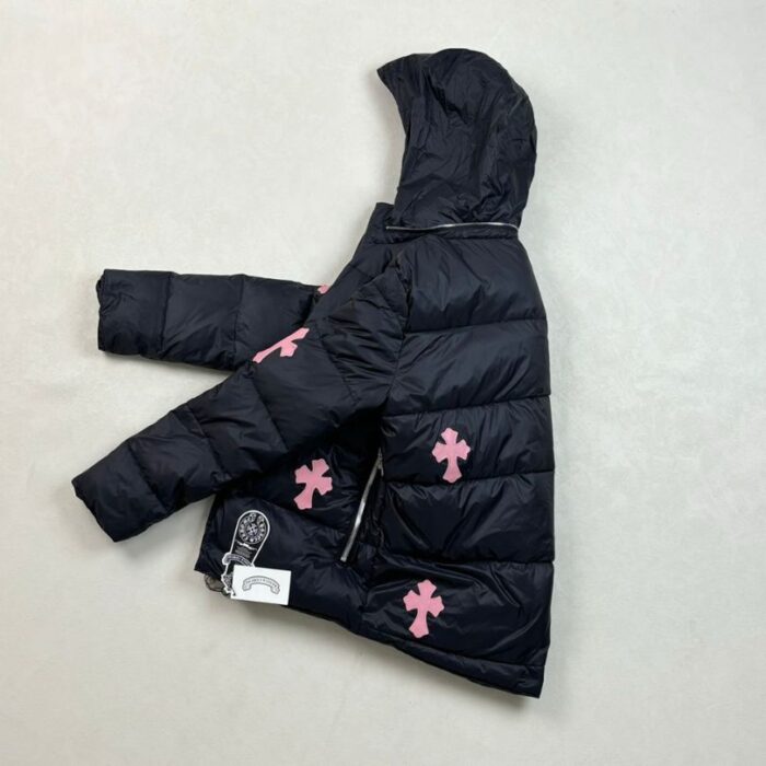 Jacket Puffer Chrome Hearts Black Cross CH080 - Image 6