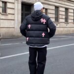 Jacket Puffer Chrome Hearts Black Cross CH080 - Image 13