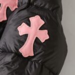 Jacket Puffer Chrome Hearts Black Cross CH080 - Image 8