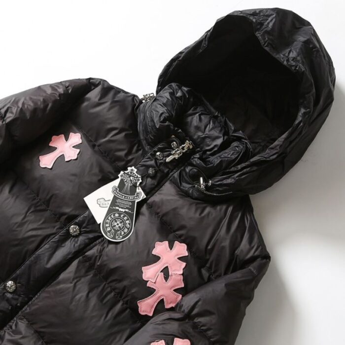 Jacket Puffer Chrome Hearts Black Cross CH080 - Image 7