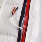 Jacket Puffer Moncler White Hooded MCL014 - Image 5
